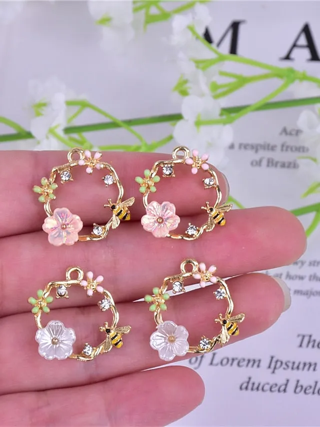 1 Pair Drop Earrings For Women's Birthday Gift Prom Alloy Classic Petal