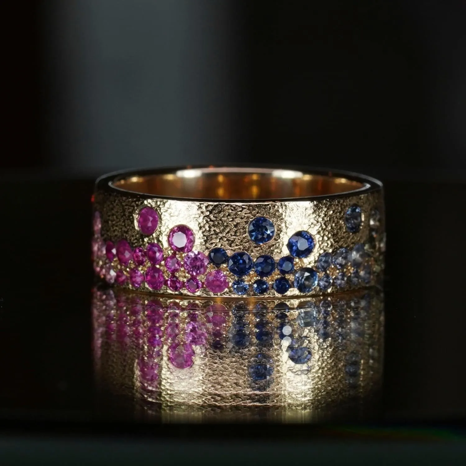 14k Ombre Band