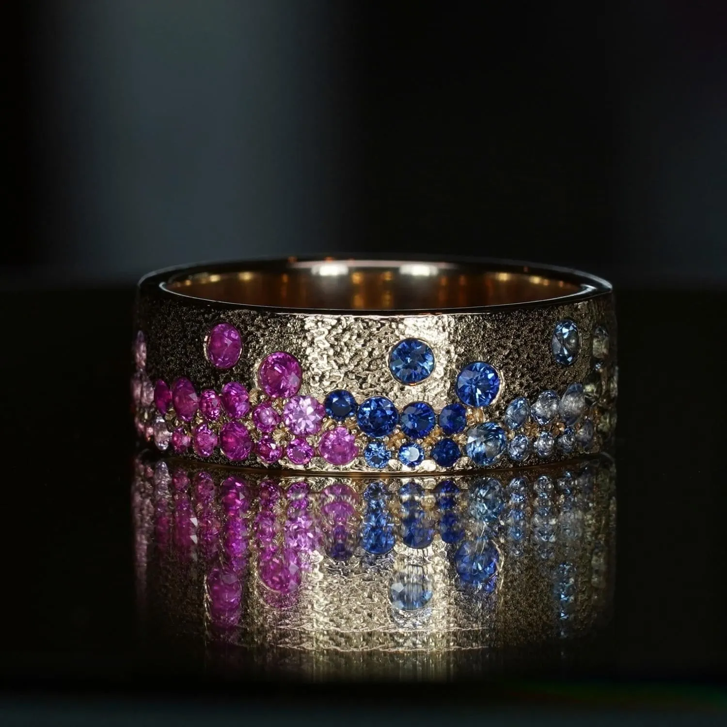 14k Ombre Band