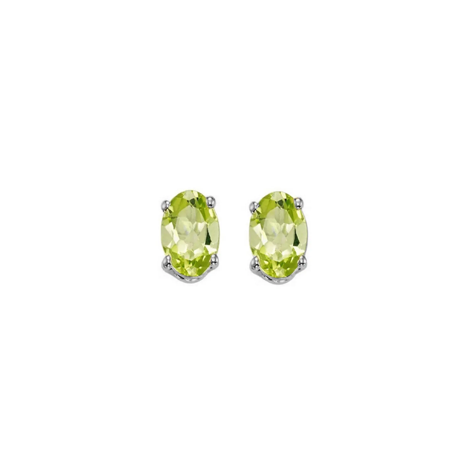 14KT WHITE GOLD 1/2 CTW Gemstone Earrings