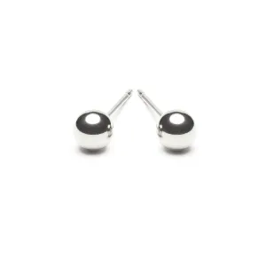 925 Sterling Silver Ball Stud Earrings