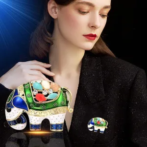 Animal Brooches for Women Pearl Rhinestones Animal Brooch Pin Cute Animal Jewelry Gift for Wife Mom Girlfriends