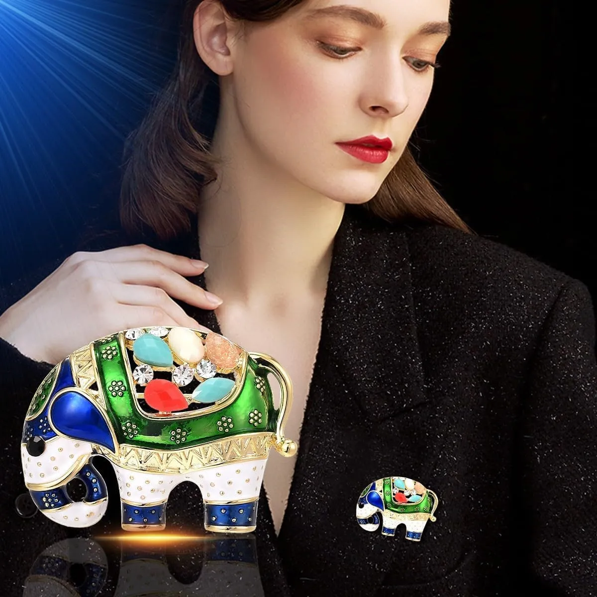 Animal Brooches for Women Pearl Rhinestones Animal Brooch Pin Cute Animal Jewelry Gift for Wife Mom Girlfriends