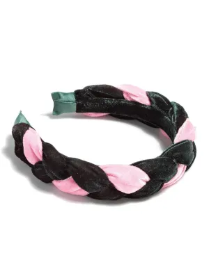 BRAIDED VELVET HEADBAND