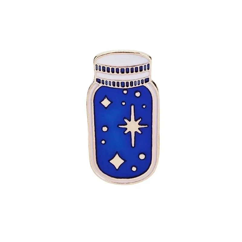 Cartoon Style Pin Color Block Bicycle Wishing Bottle Alloy Enamel Plating Kid'S Brooches