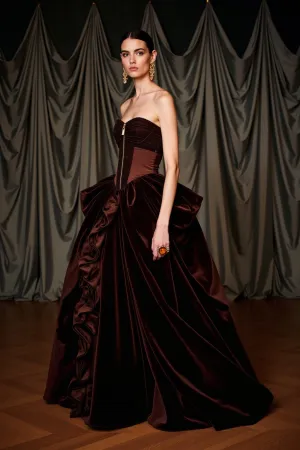 Celestine Velvet Gown