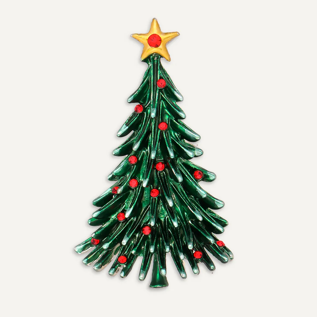 Christmas Tree Brooch