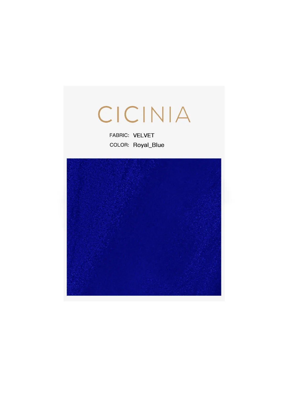 Cicinia Velvet Swatches