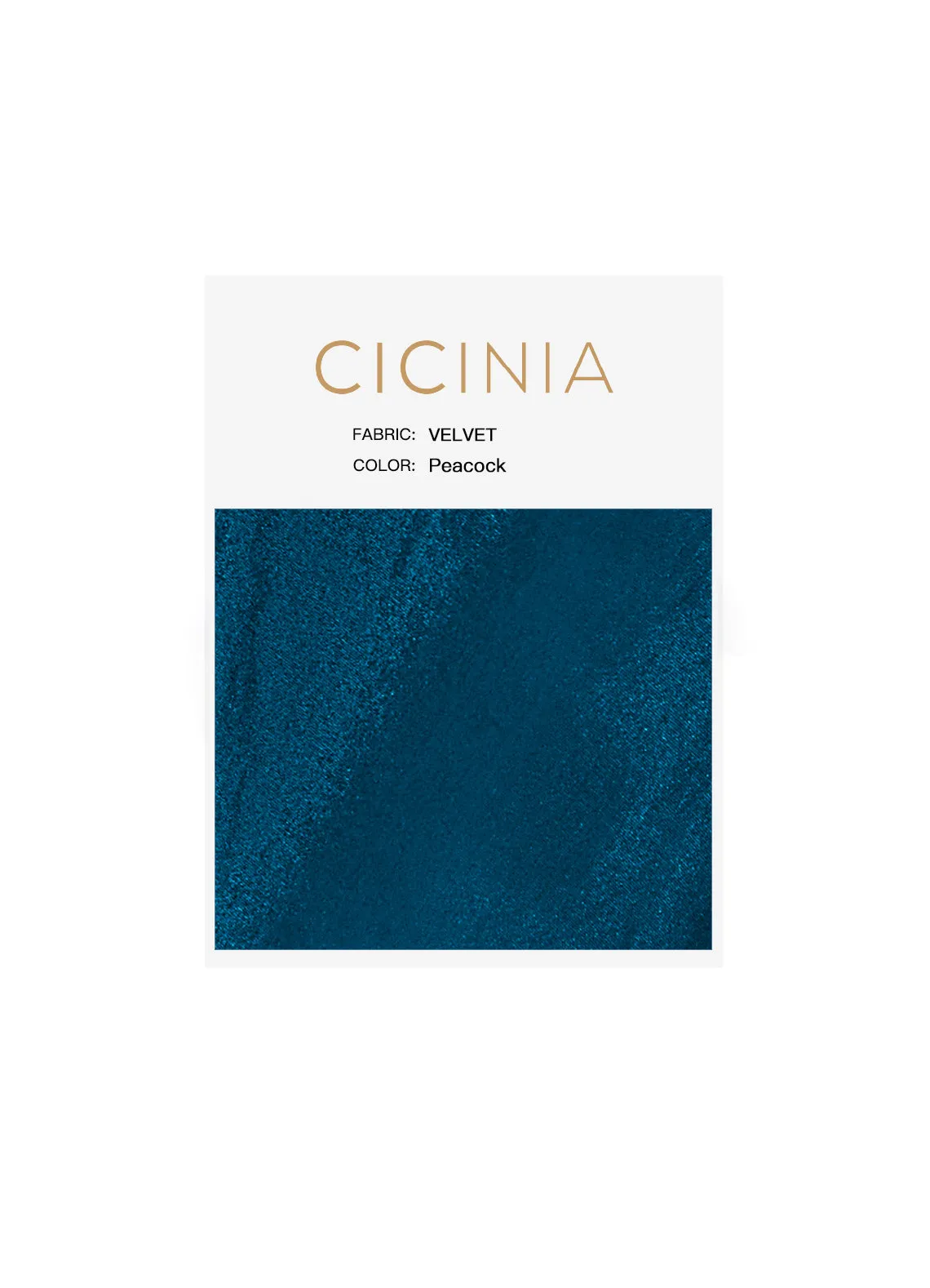 Cicinia Velvet Swatches