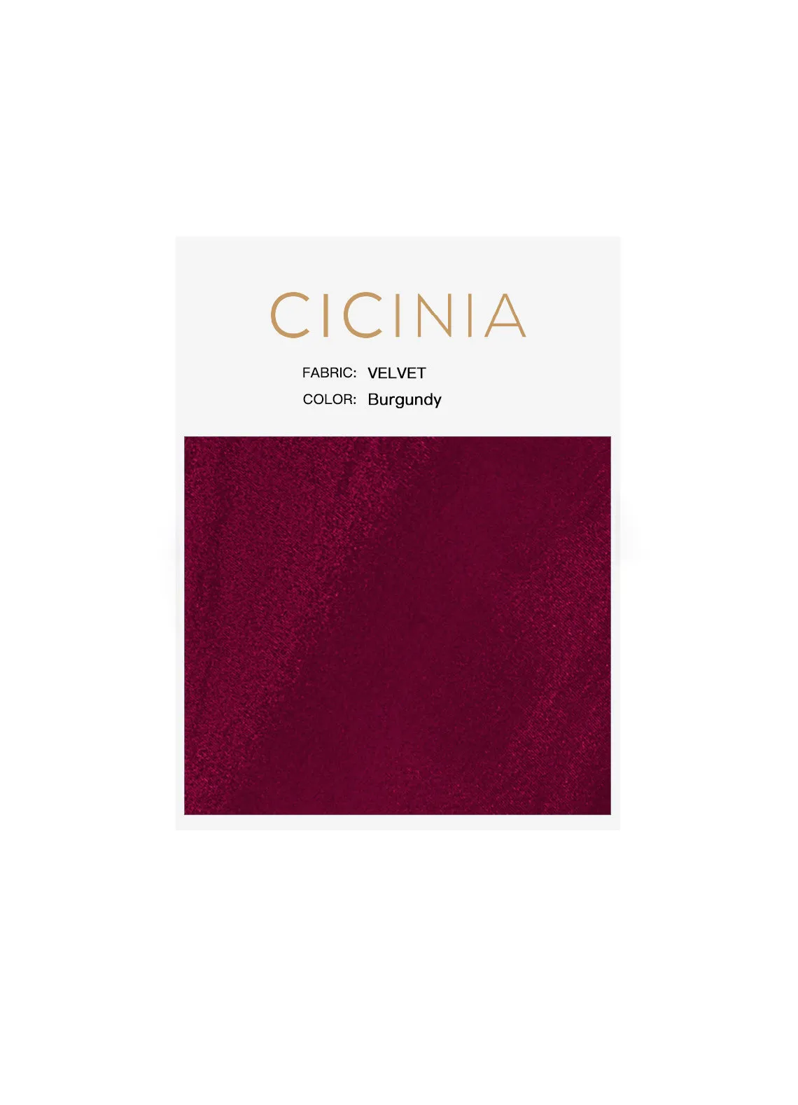 Cicinia Velvet Swatches