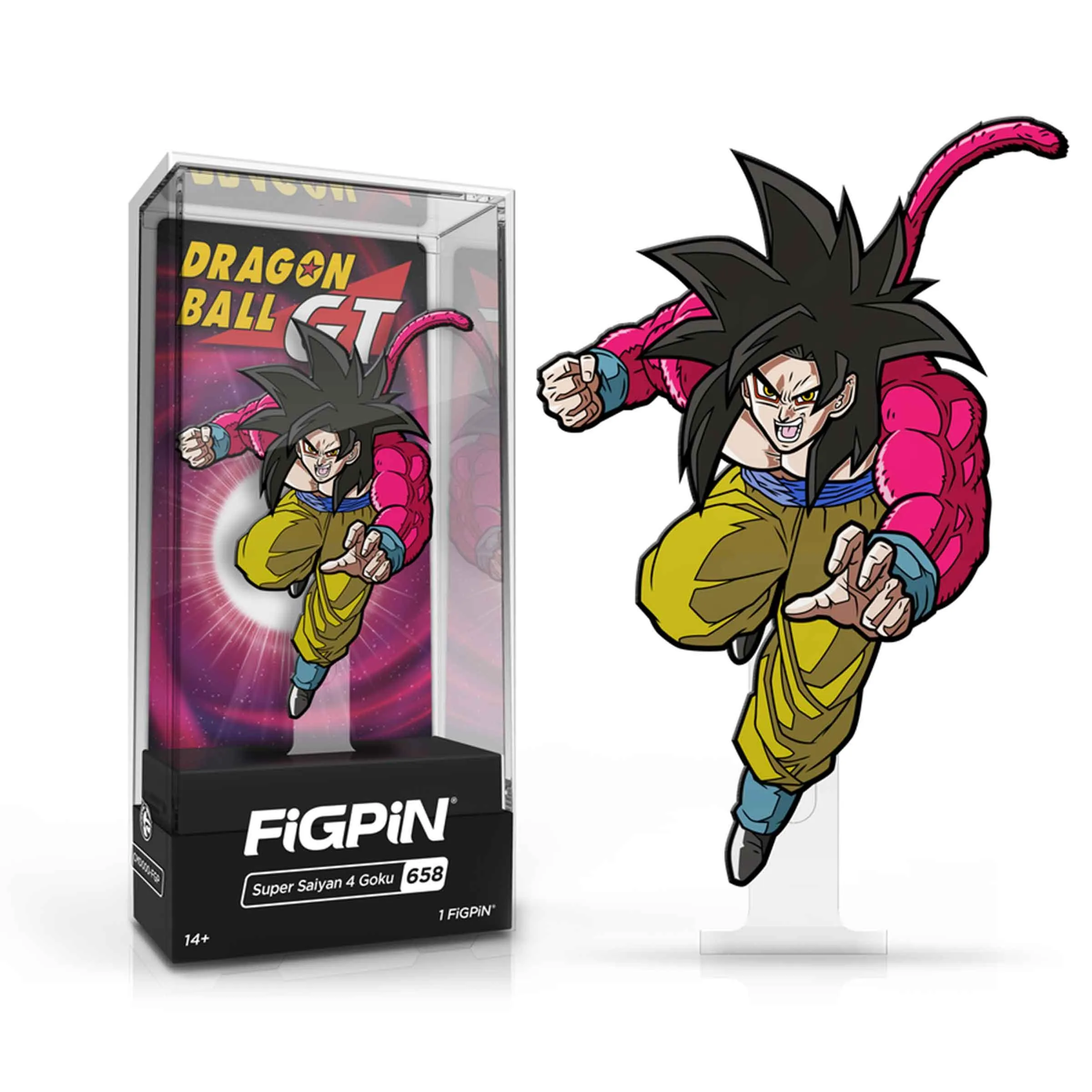 Dragon Ball GT Super Saiyan 4 Goku FiGPiN #662 Anime Enamel Pin