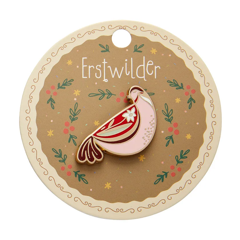 Erstwilder Merry Kitschmas - Partridge Perfection Enamel Pin