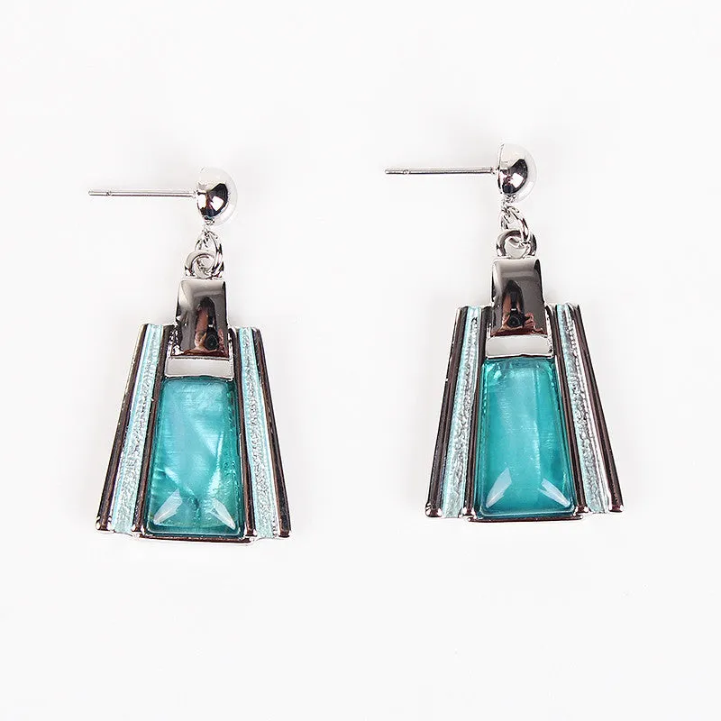 Fashion Brand Jewelry Sets Silver Plated Leaser Pattern 5 Colors New Bridal Jewelry High Quality Party Gifts