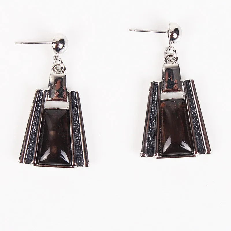 Fashion Brand Jewelry Sets Silver Plated Leaser Pattern 5 Colors New Bridal Jewelry High Quality Party Gifts