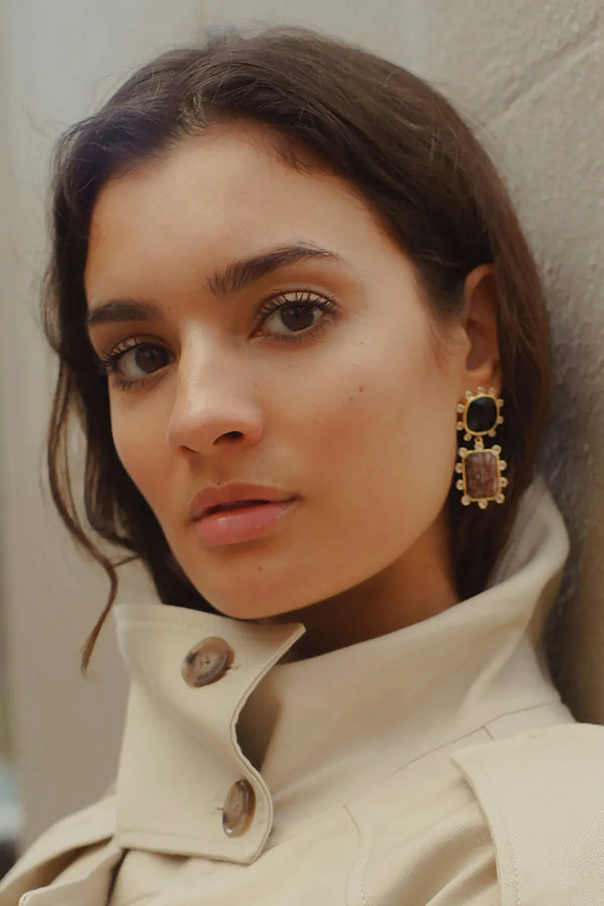 Fulton Double Drop Earrings