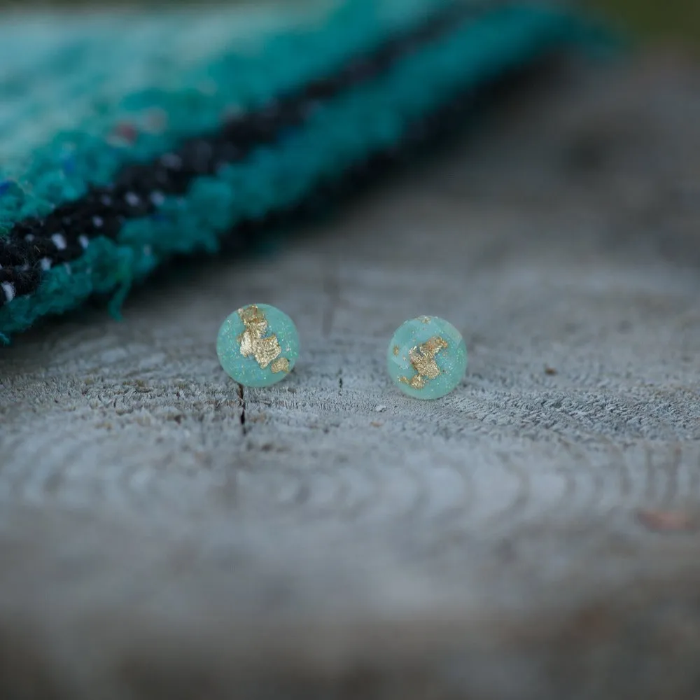 Gold-Fleck Studs