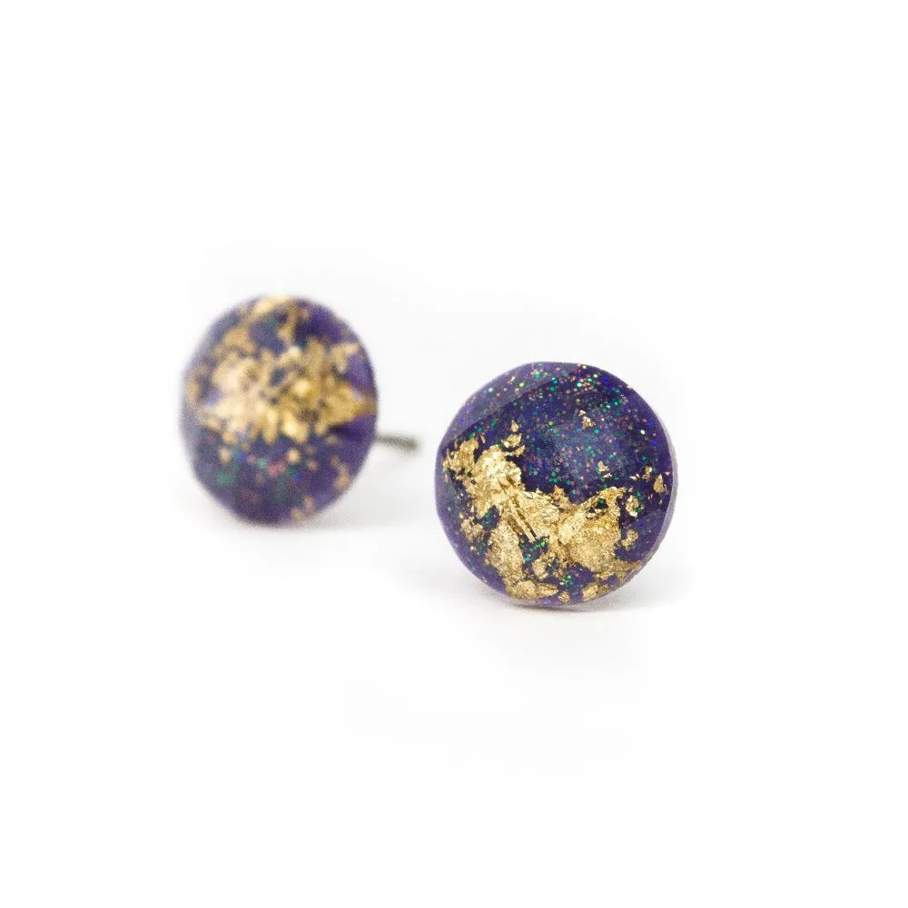 Gold-Fleck Studs