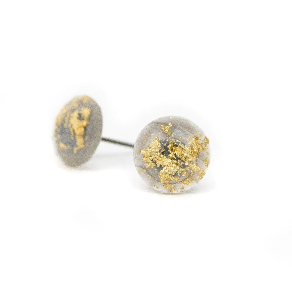 Gold-Fleck Studs