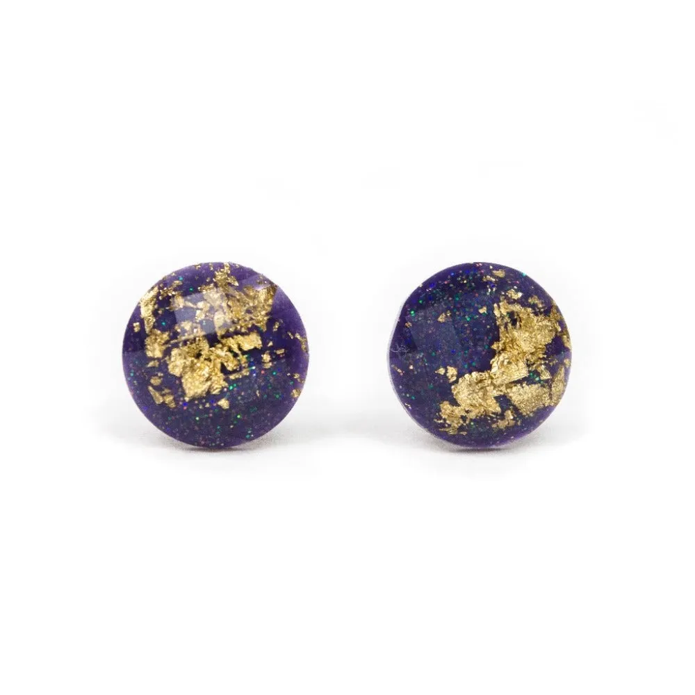 Gold-Fleck Studs