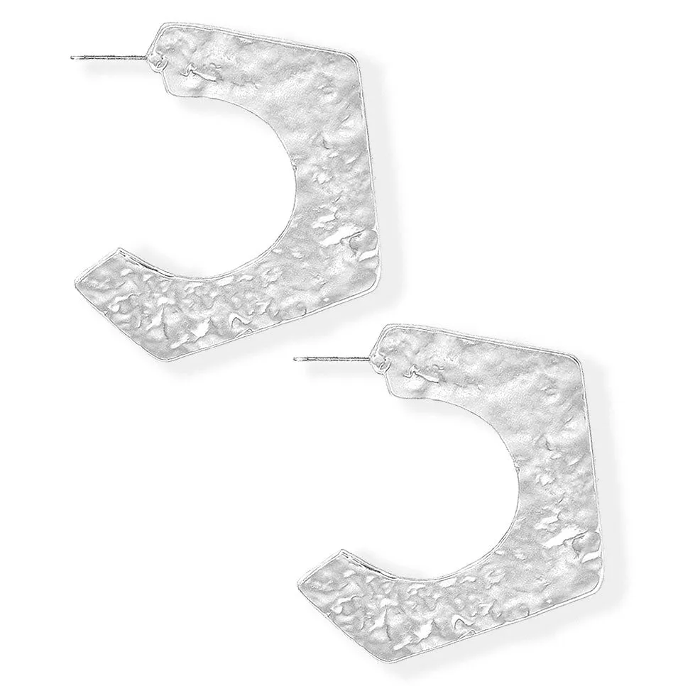 Hexagon Flat Hoop