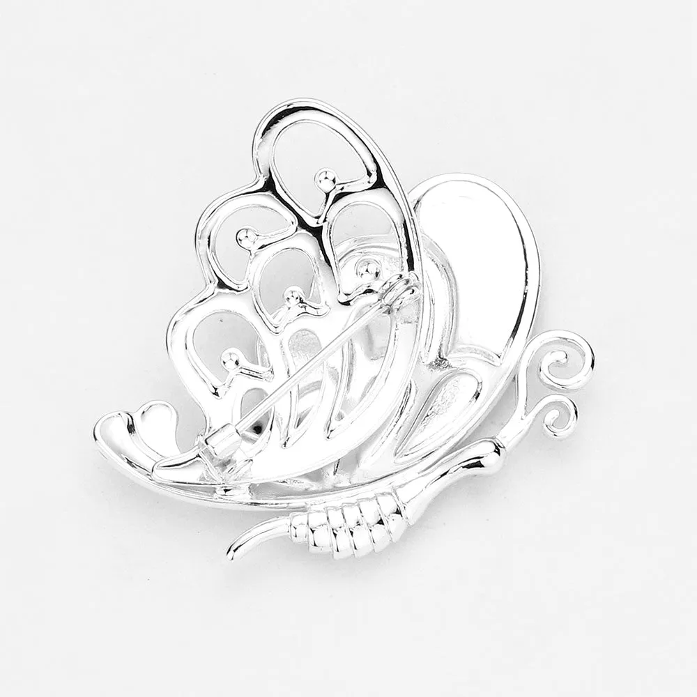 iLLASPARKZ Enamel Metal Butterfly Pin Brooch
