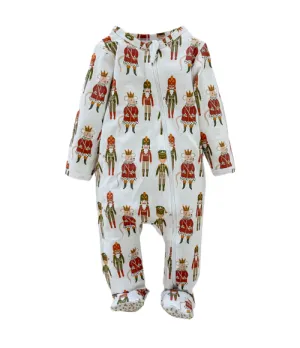 Land Of Snow Zipper Footie, 0-3M