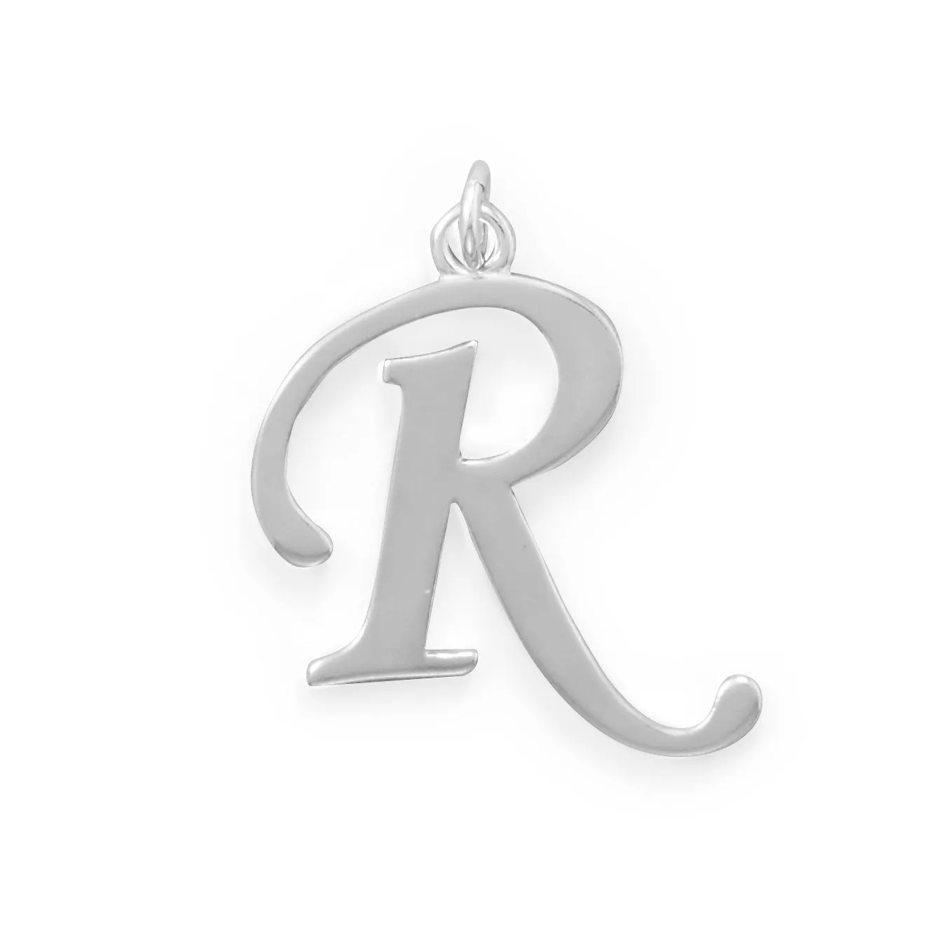 Large Polished Letter Pendant (A-Z)
