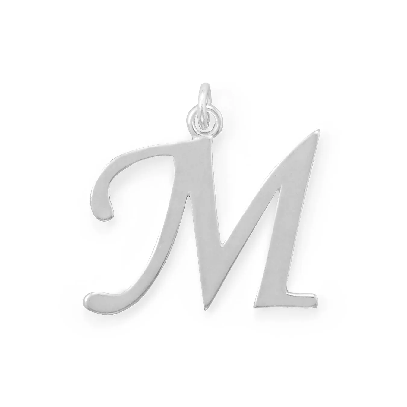 Large Polished Letter Pendant (A-Z)