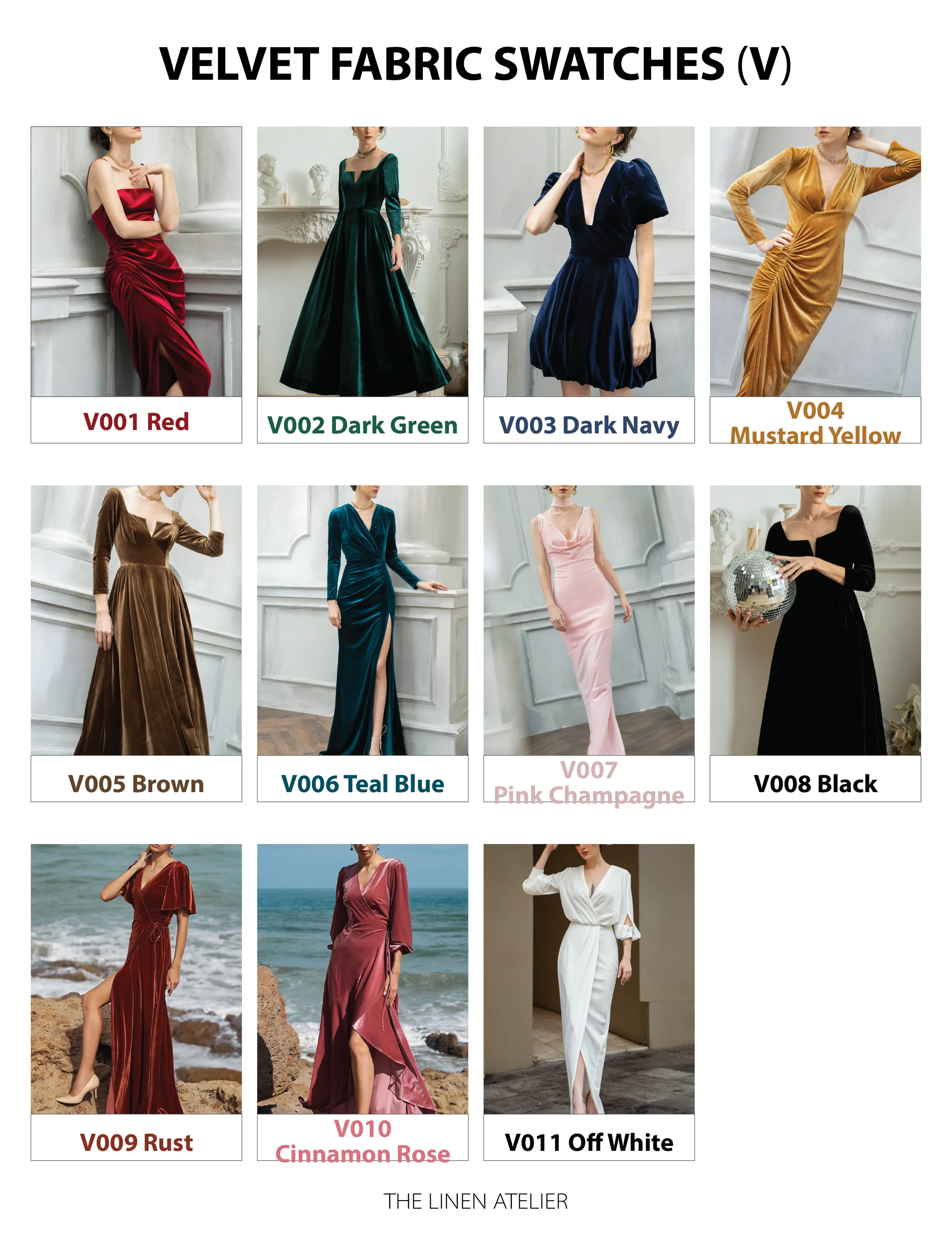 LYDIA Velvet Evening Gown