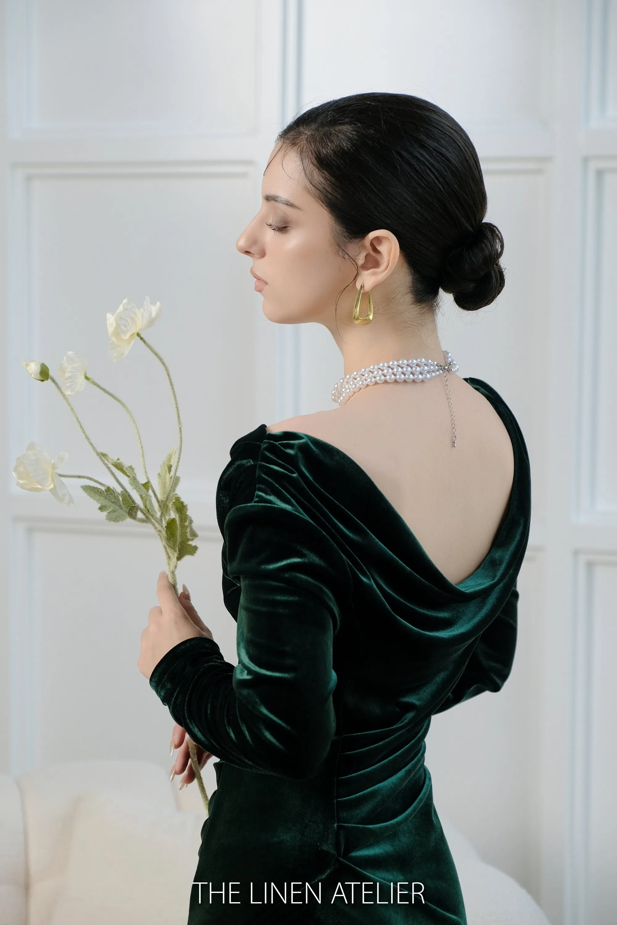 LYDIA Velvet Evening Gown