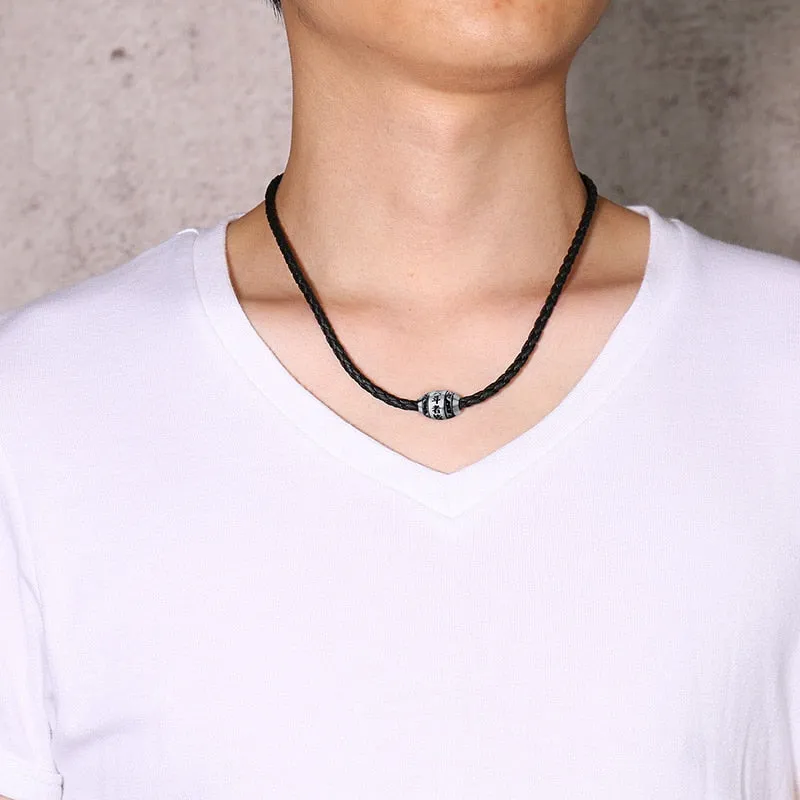 Mantra Lucky Beads  Necklace