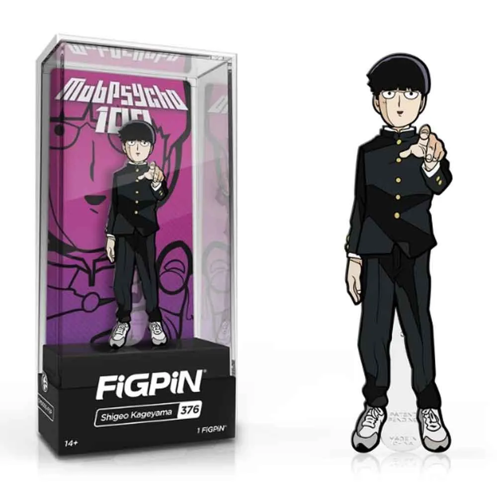 Mob Psycho 100 Shigeo Kageyama FiGPiN #376 | Classic Enamel Pin