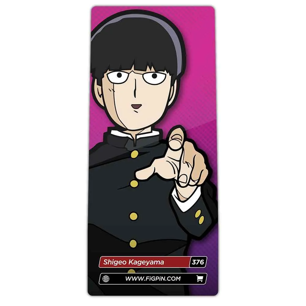 Mob Psycho 100 Shigeo Kageyama FiGPiN #376 | Classic Enamel Pin