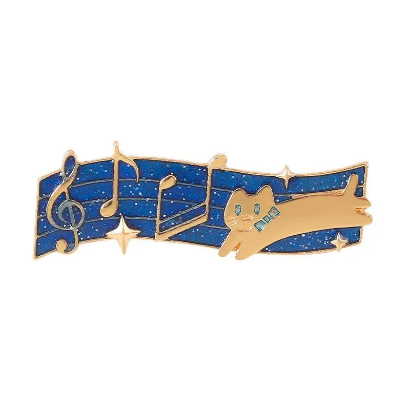 Musical Instrument Serie Enamel Pin Tape Piano Guitar Recorder Earphone Phonograph Music Brooch Lapel Badge Fashion Jewelry Gift