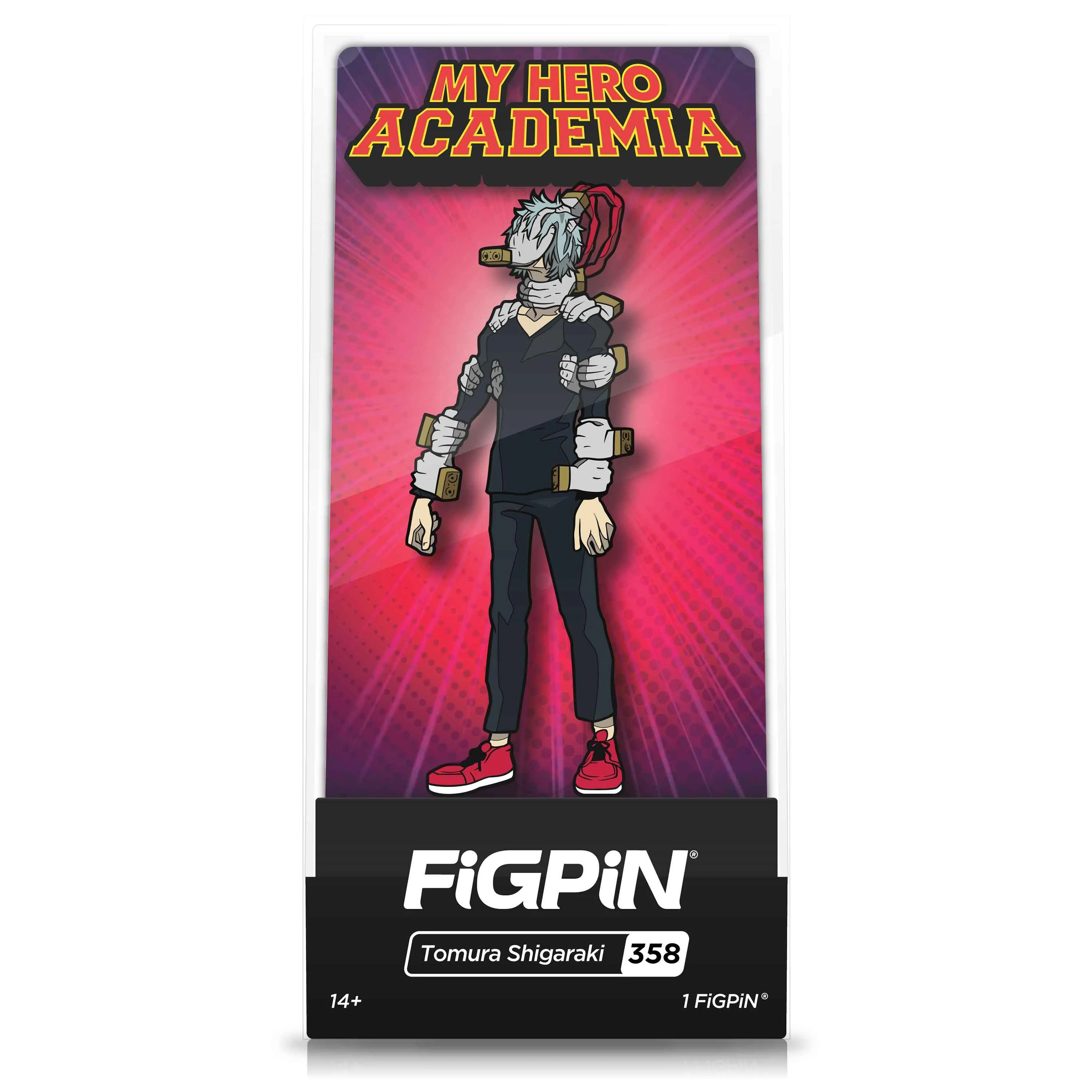 My Hero Academia Tomura Shigaraki FiGPiN #358 | Classic Enamel Pin