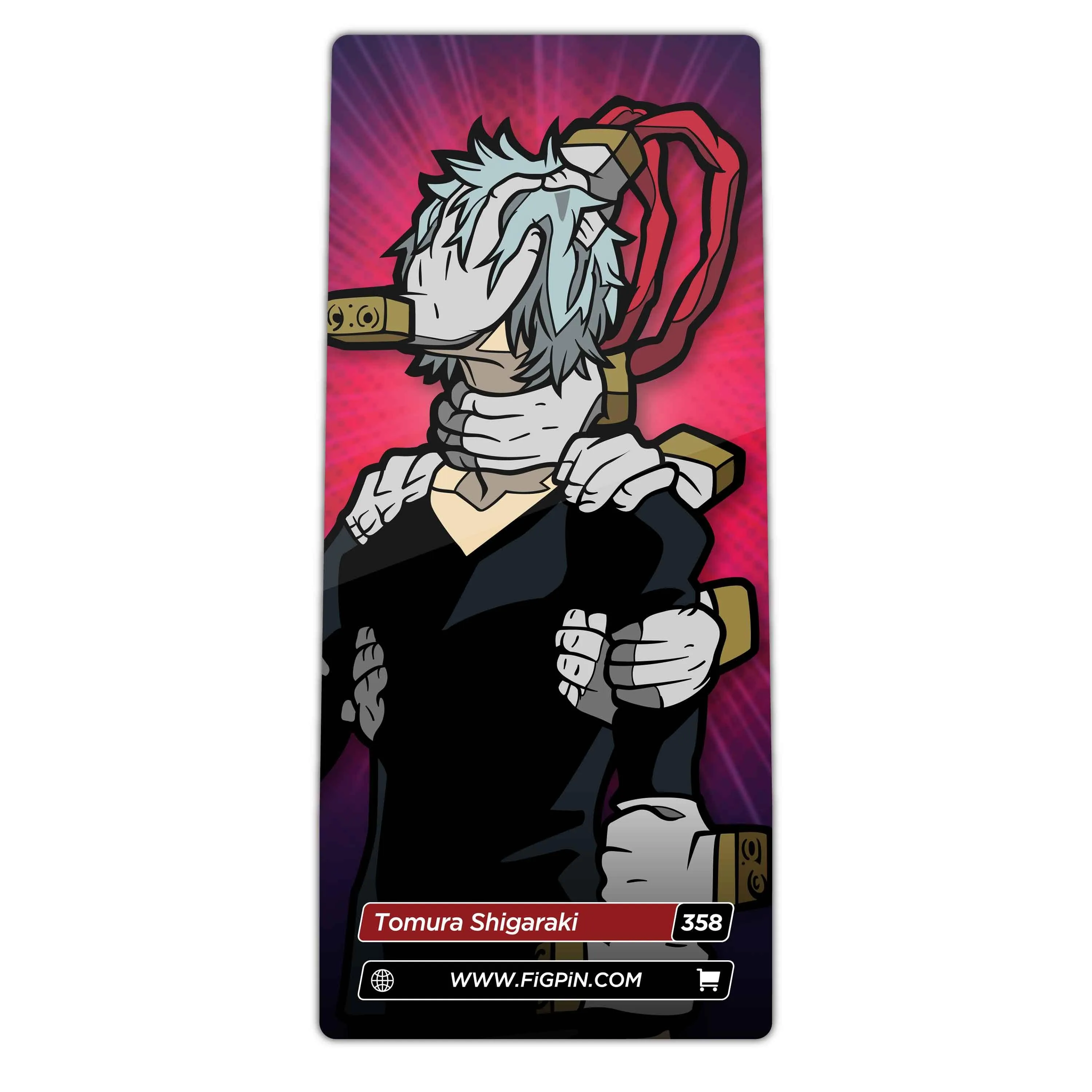 My Hero Academia Tomura Shigaraki FiGPiN #358 | Classic Enamel Pin