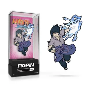 Naruto Shippuden Sasuke Uchiha FiGPiN #1042 Anime Enamel Pin