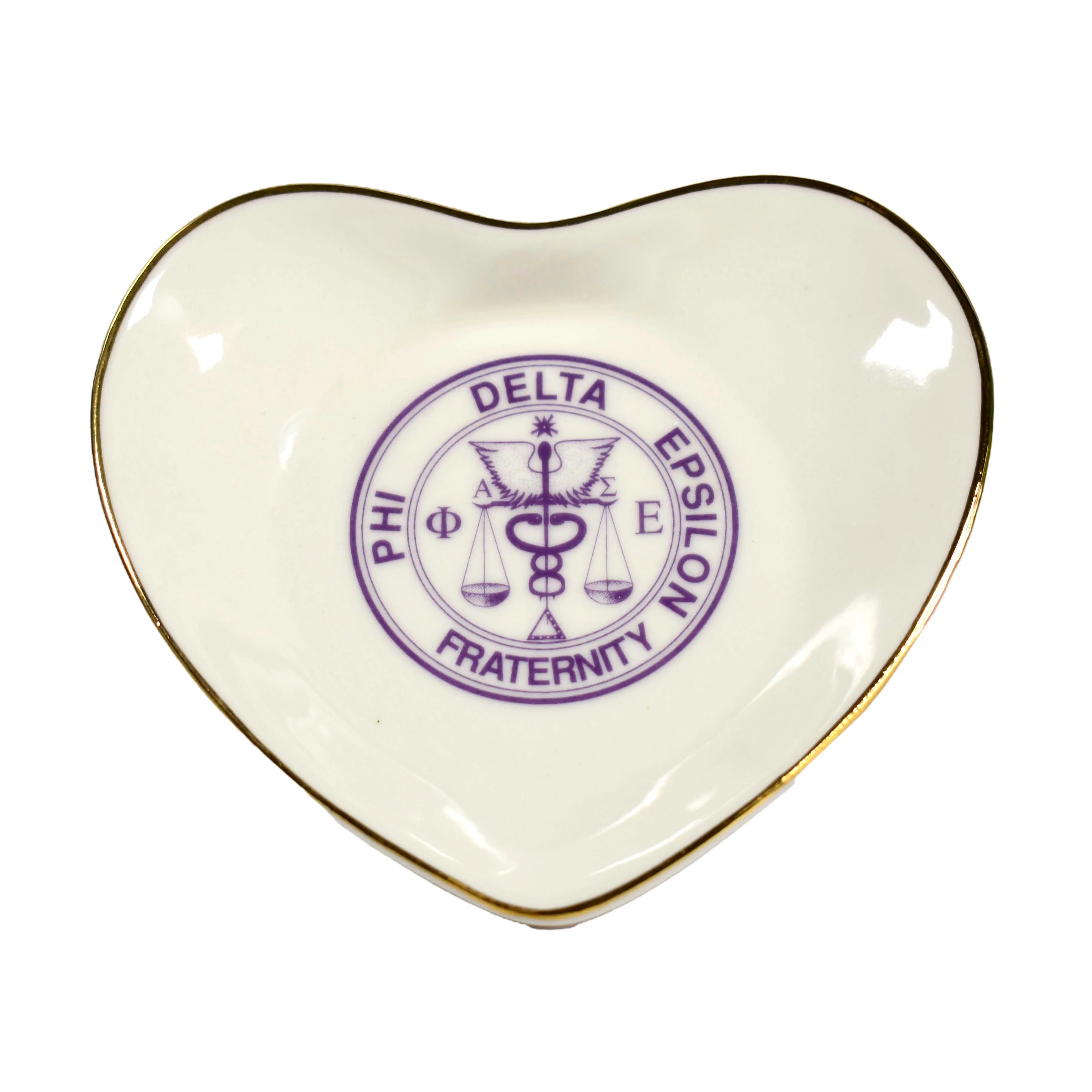 Phi Delta Epsilon Ceramic Ring Dish