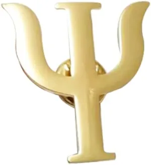 Simple PSI Symbol Letter Pendants Necklaces