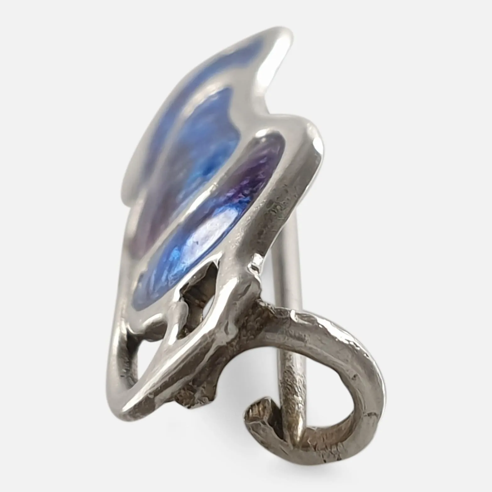 Sterling Silver and Enamel Brooch - Charles Horner - 1911