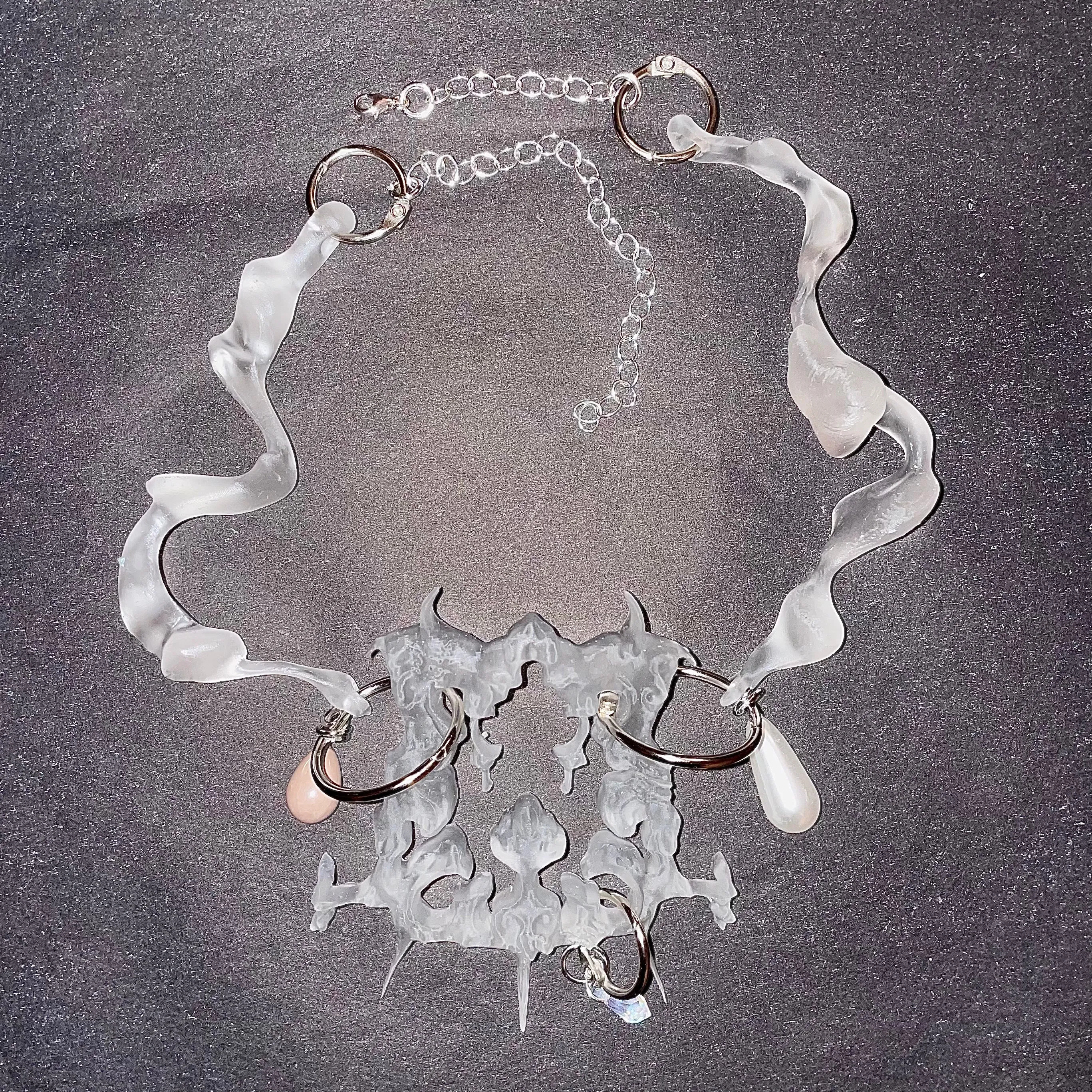 translucent adornment choker