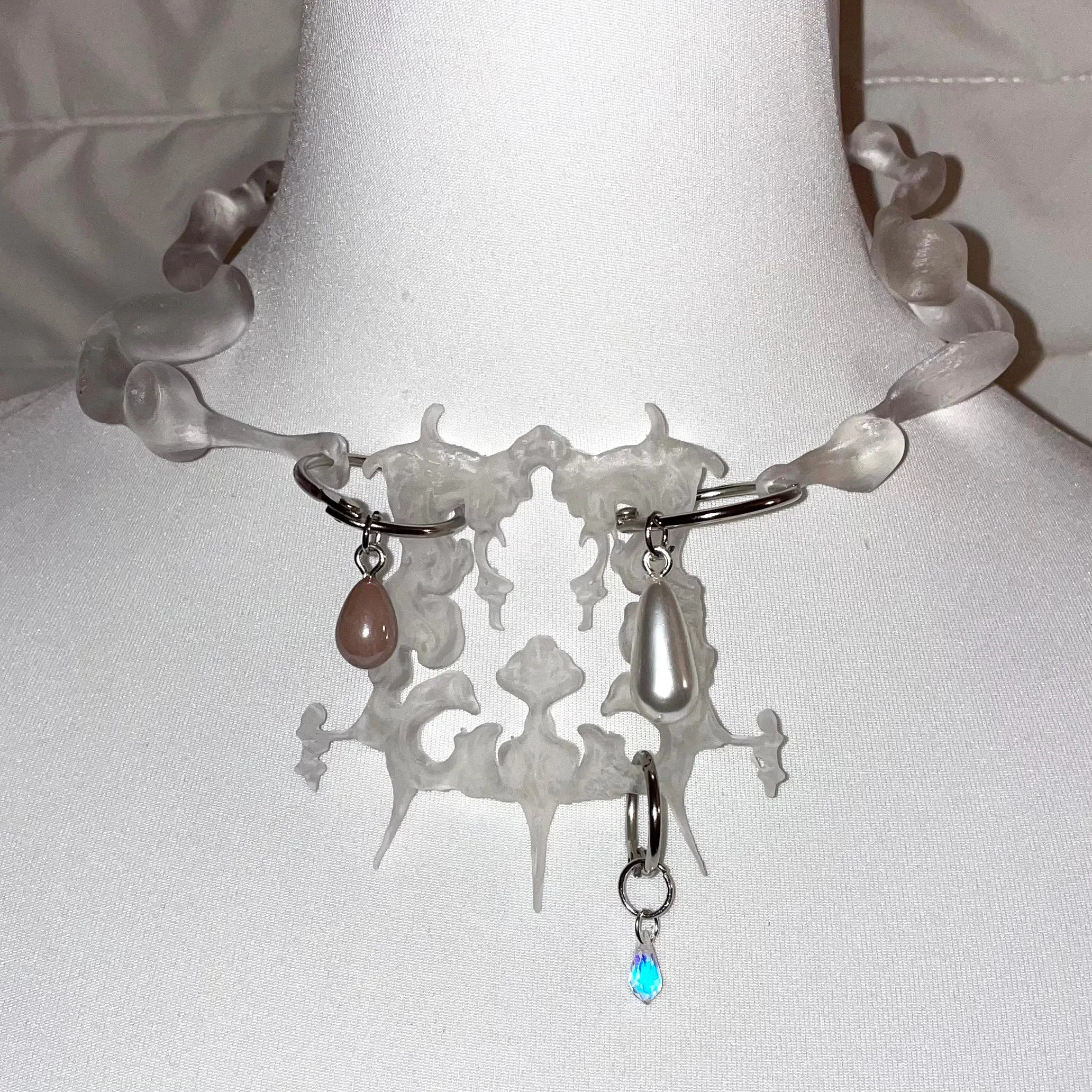 translucent adornment choker